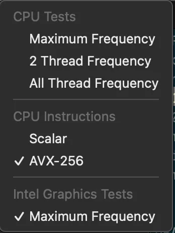 Intel Power Gadget Tests