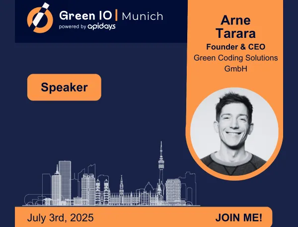 Green IO Conference 2025 - Munich event image